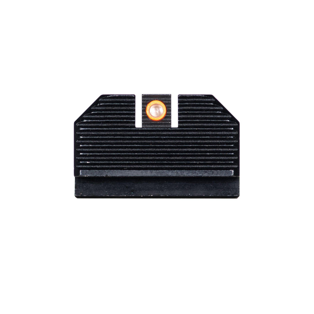 Night Fision Stealth Optics Ready Night Sight Set Orange Front with Blank Rear for Glock 43X MOS