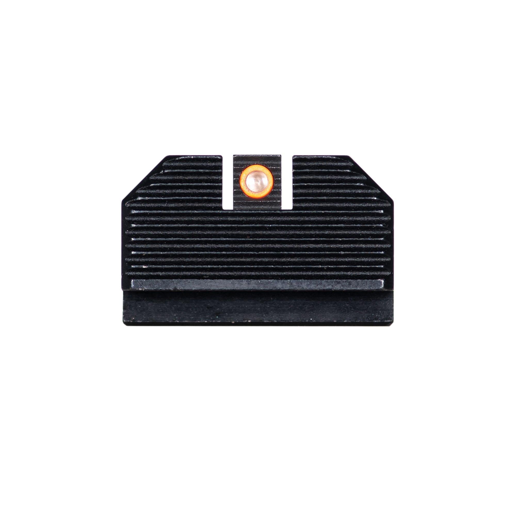 Night Fision Stealth Optics Ready Night Sight Set Orange Front with Blank Rear for Glock 43X MOS