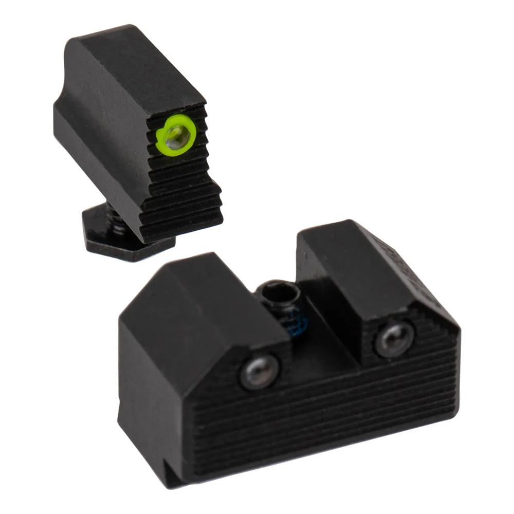 Stealth Optics Ready Night Sight Set Yellow Front with Black Rear for Glock 43X MOS