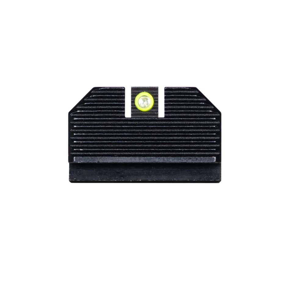 Night Fision Stealth Optics Ready Night Sight Set Yellow Front with Black Rear for Glock 43X MOS