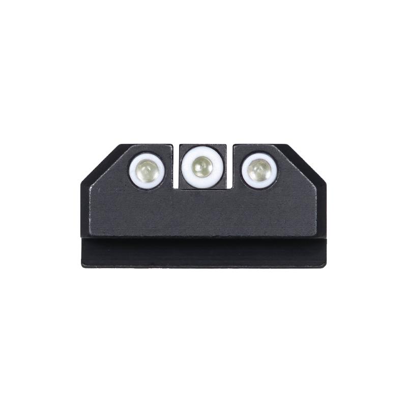 Ruger Max 9 Night Fision Tritium Night Sight Set White Front and White Rear