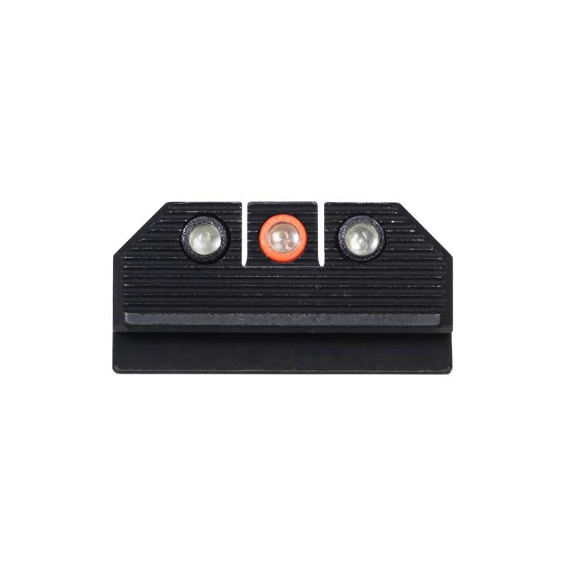 Night Fision Stealth Night Sights Orange Front Black Back Optics Ready for Ruger Max 9