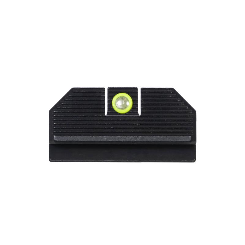 Night Fision Stealth Night Sights Yellow Front Blank Rear Optics Ready for Ruger Max 9