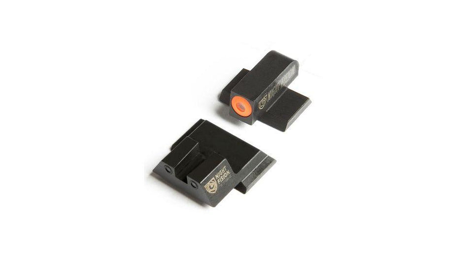 Night Fision S&W M&P Night Sight Set with Orange Front and Black U-Notch Rear