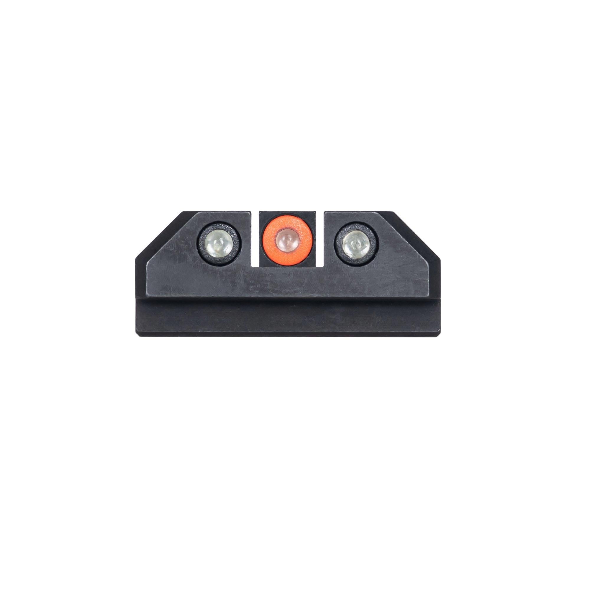 Night Fision Orange Front Black Back Night Sight Set for Taurus G3c and GX4