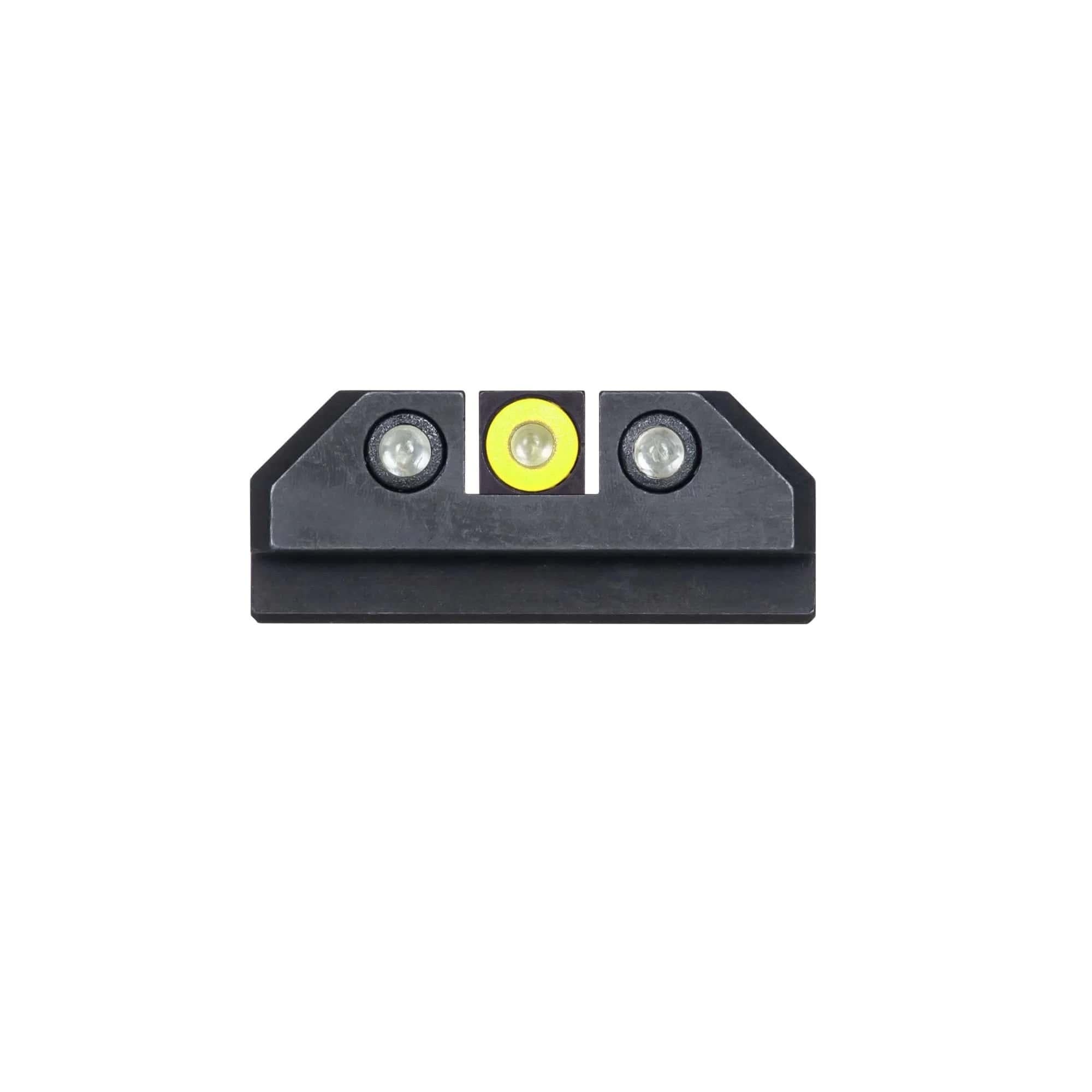 Night Fision Yellow Front Black Back Night Sight Set for Taurus G3c and GX4