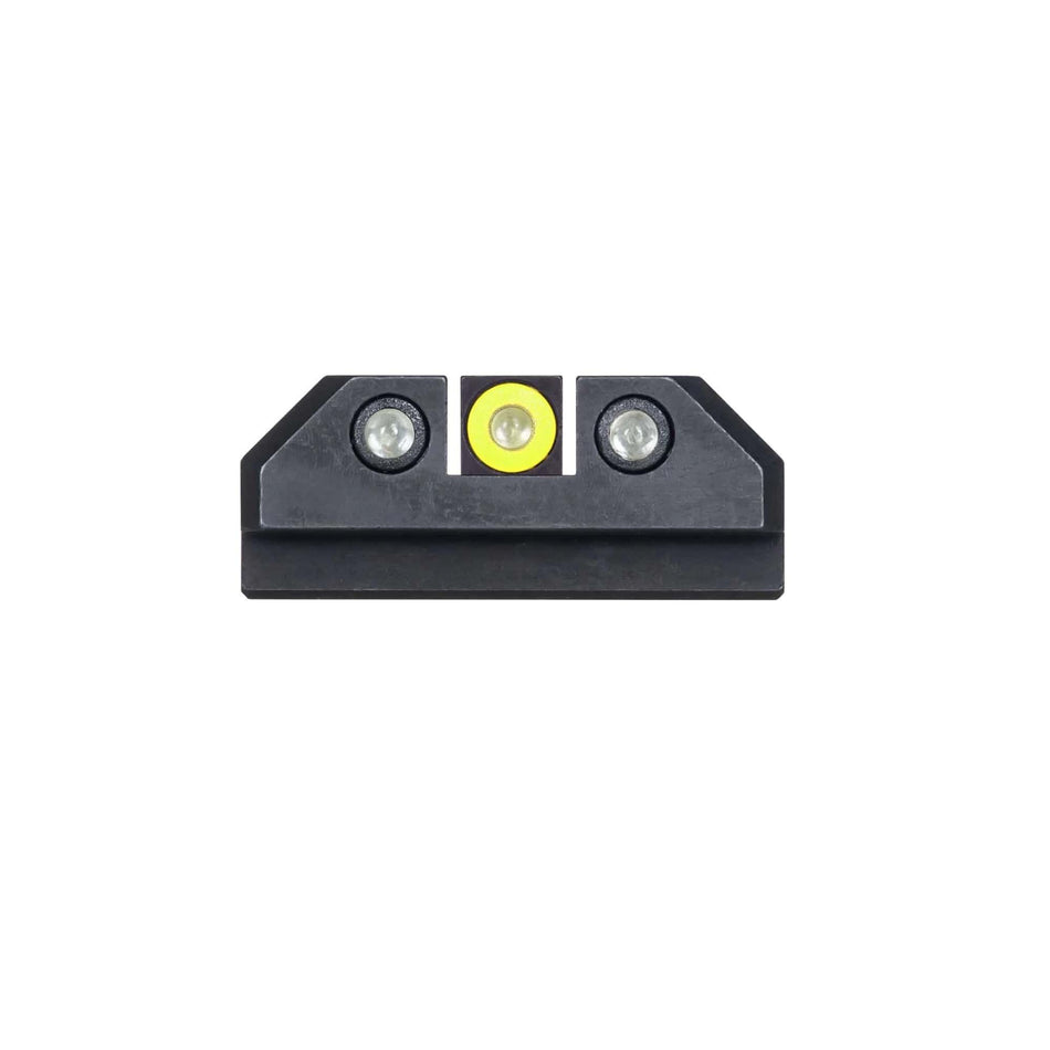 Night Fision Yellow Front Black Back Night Sight Set for Taurus G3c and GX4