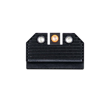 Night Fision Stealth Optics Ready Tritium Sight Set Orange Front / Black Back – Walther PDP