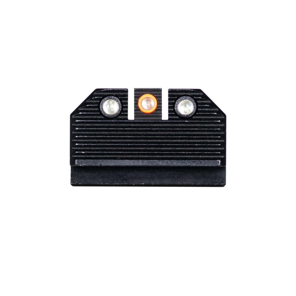 Night Fision Stealth Optics Ready Tritium Sight Set Orange Front / Black Back – Walther PDP