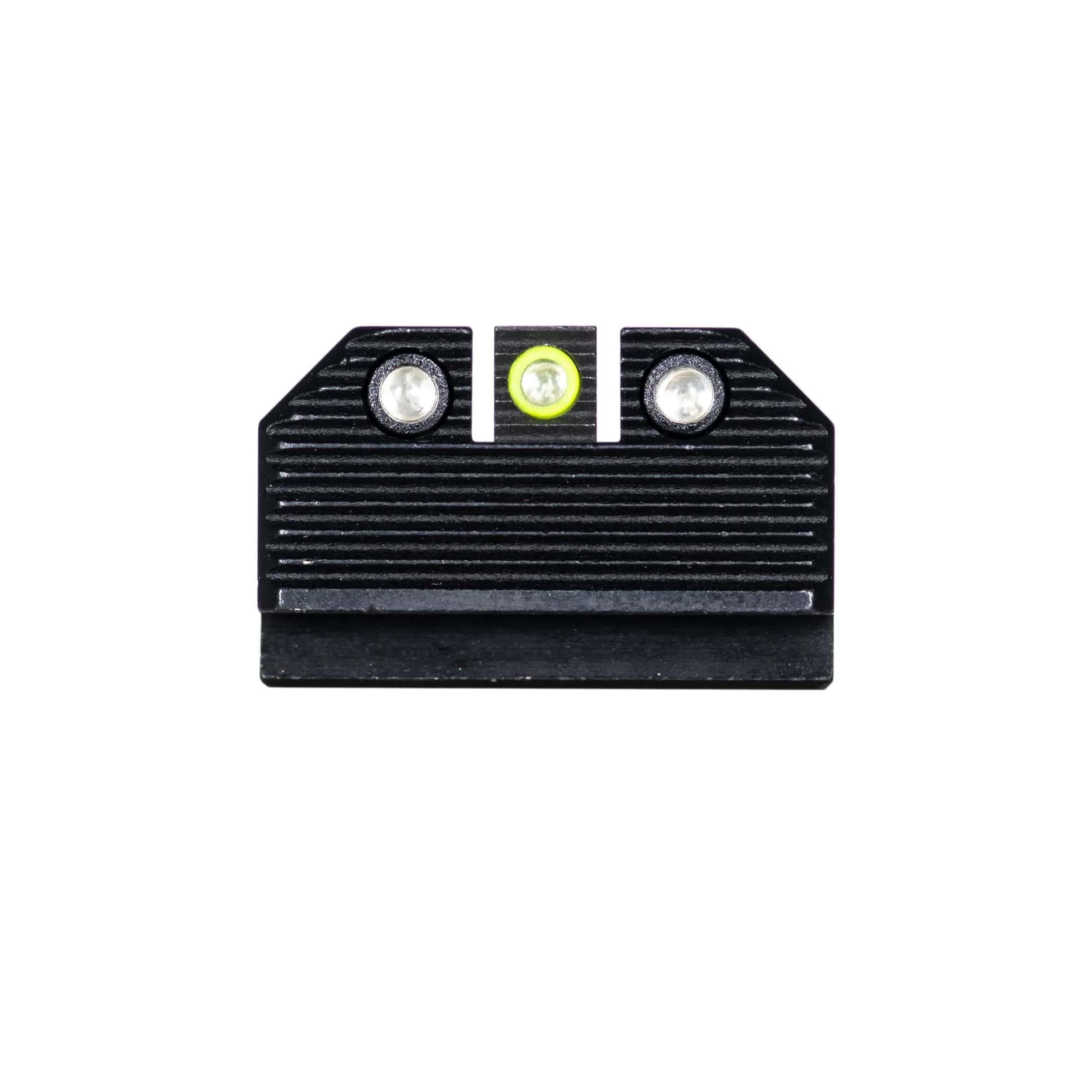 Night Fision Stealth Tritium Night Sights Walther PDP Yellow Front Black Back
