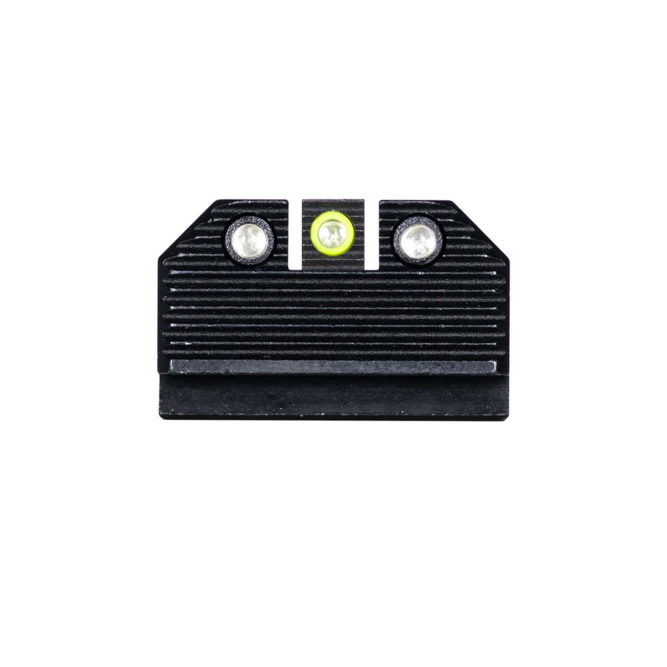Night Fision Stealth Tritium Night Sights Walther PDP Yellow Front Black Back