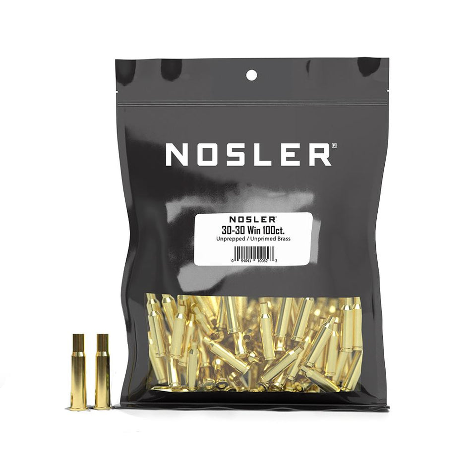 Nosler 30-30 WIN Unprimed Unprepped Brass Rifle Cases Bulk 100/ct