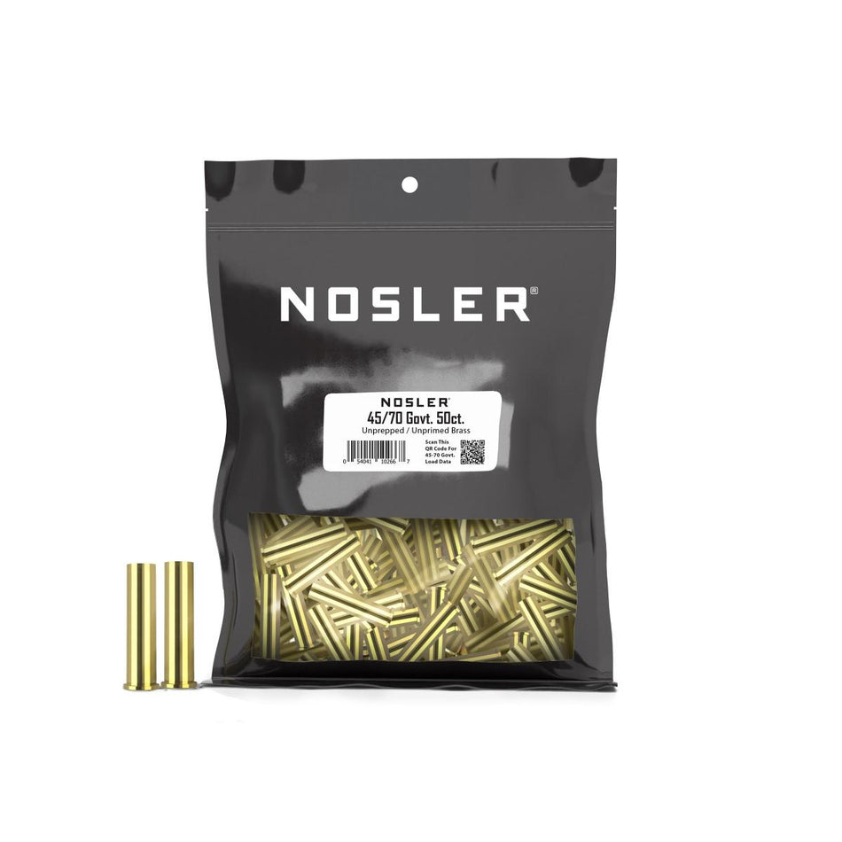 Nosler Unprepped Bulk Reloading Brass 45-70 Government 50ct