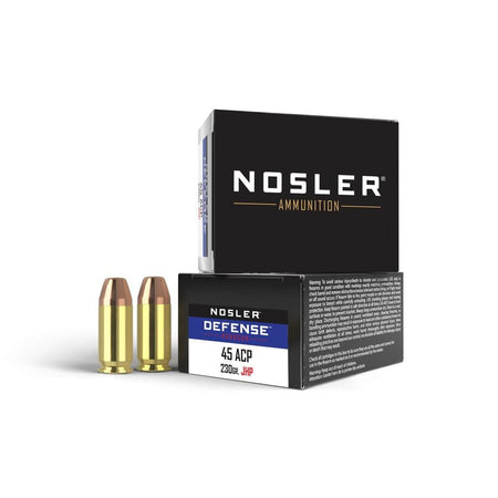 Nosler .45 ACP/Auto 39645 Defense Bonded Performance Jacketed Hollow Point 230 Grain