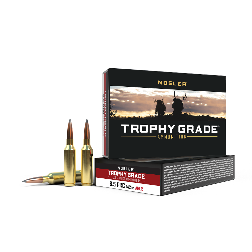 Nosler 6.5 PRC 61232 Trophy Grade Nosler Spitzer AccuBond Long Range 142 Grain