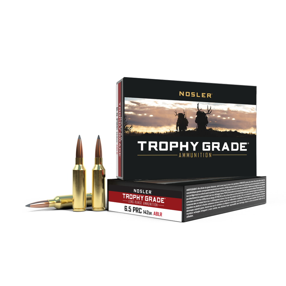 Nosler 6.5 PRC 61232 Trophy Grade Nosler Spitzer AccuBond Long Range 142 Grain