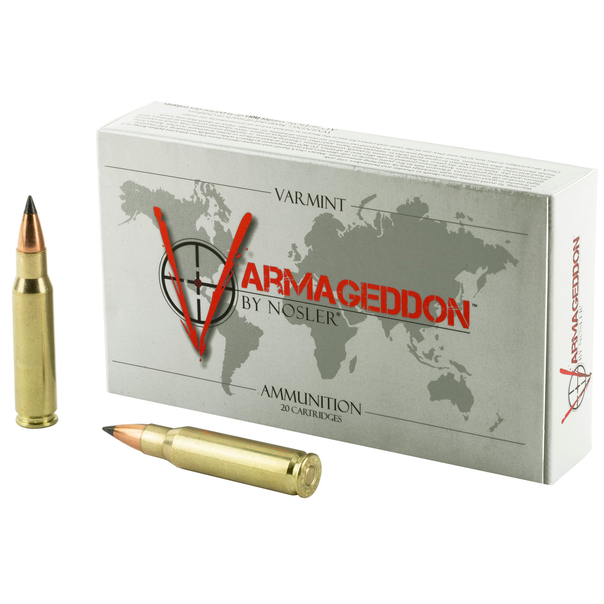 Nosler .308 Win / 7.62x51mm 40272 Varmageddon Flat Base Tipped 110 Grain