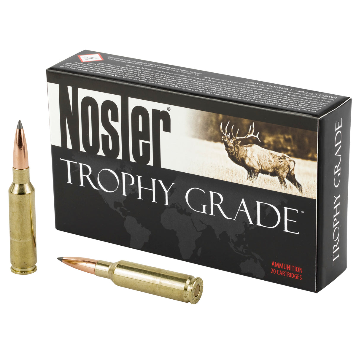 Nosler 6.5mm Creedmoor 60105 Trophy Grade Nosler Spitzer AccuBond Long Range 142 Grain