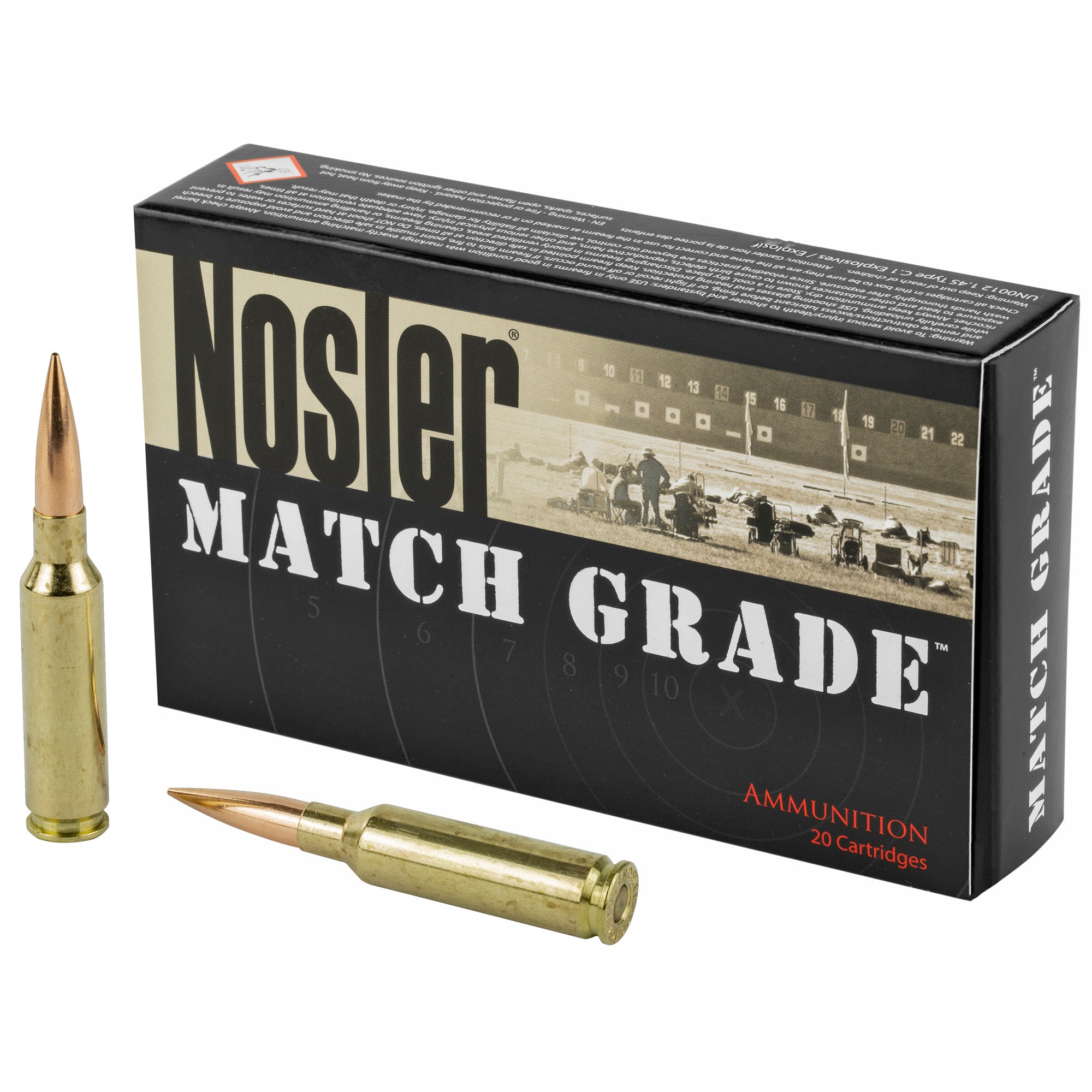 Nosler 6.5mm Creedmoor 60115 Match Grade RDF Hollow Point Boat Tail 140 Grain