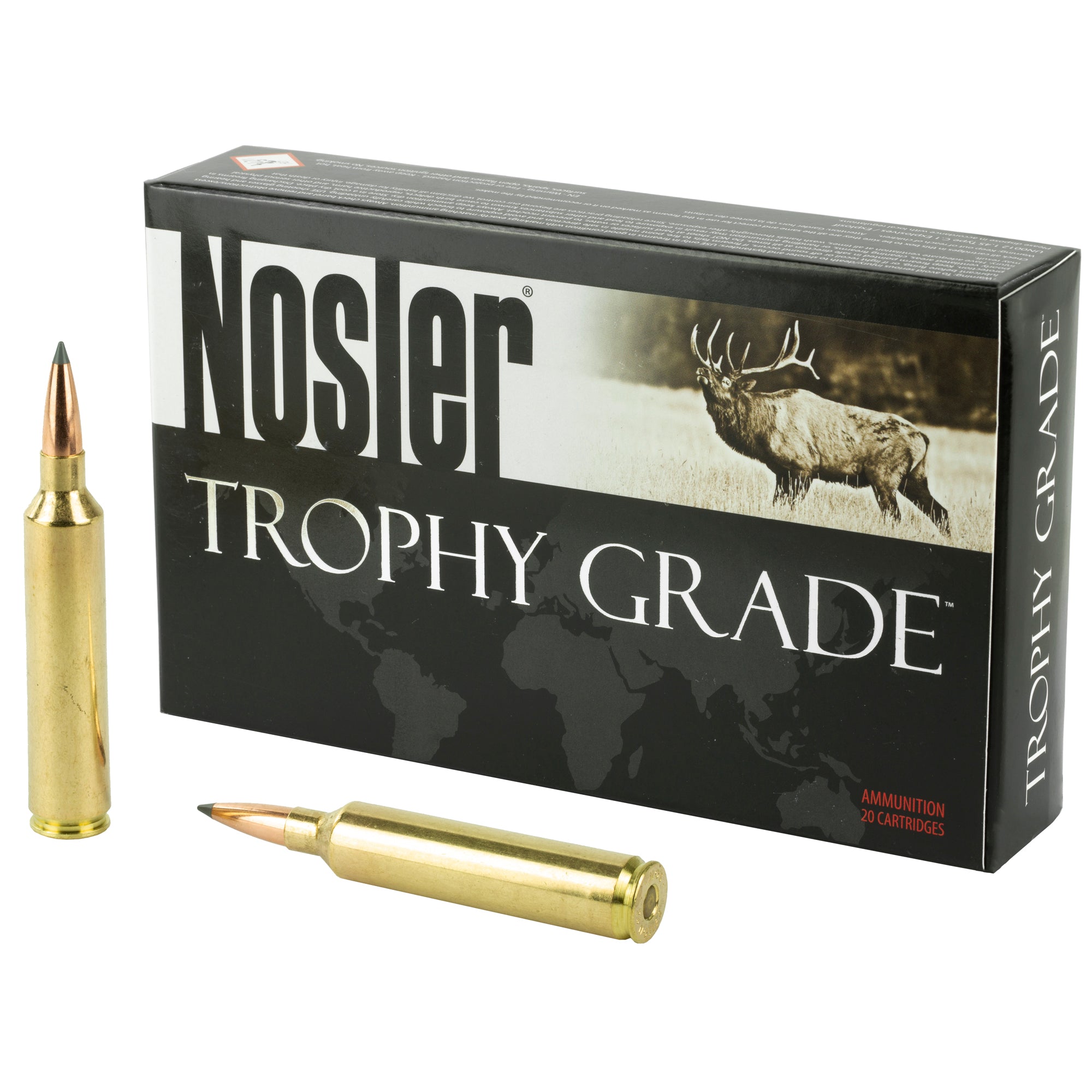 Nosler .26 Nosler 60122 Trophy Grade Nosler Spitzer AccuBond Long Range 142 Grain