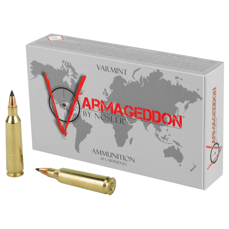 Nosler .22-250 Remington 65155 Varmageddon Flat Base Tipped 55 Grain