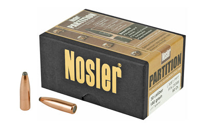 Nosler 25396 Partition .308 Diameter 30 Cal 180 Grain Protected Point Bullets 50 Count