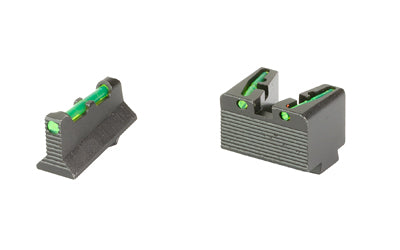 Hi-Viz GMLW21-2 Glock MOS Co-Witness Tritium Sight Set, 9/40/357, Excl. 42/43/43X/48, Green Tritium Front and Rear
