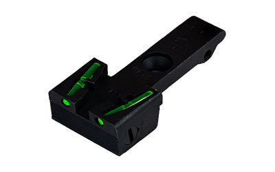 Hi-Viz RGRAD211 Ruger Revolver LitePipe Adjustable Rear Sight, All-Steel, Windage/Elevation Click Adj., Green and Red Pipes