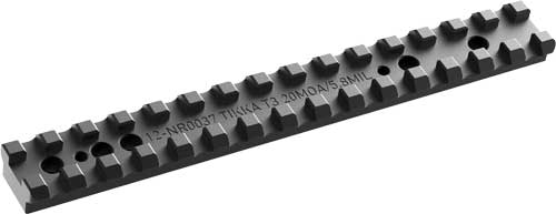 Audere Picatinny Rail Tikka T3/T3X 20 MOA Matte Black