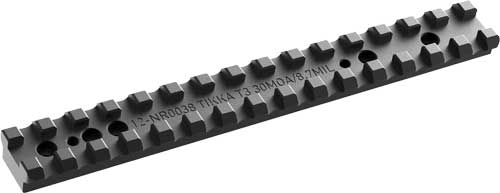 Audere Picatinny Rail Tikka T3/T3X 30 MOA Matte Black