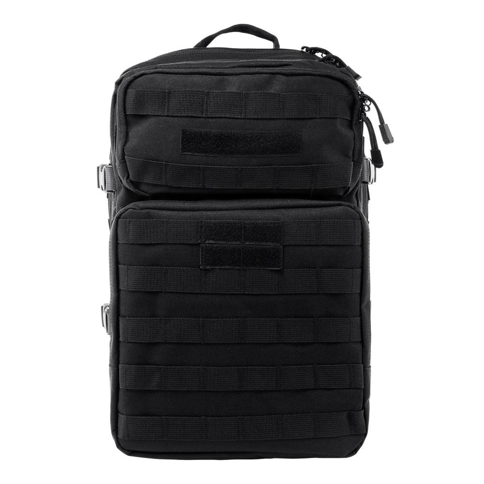 NcStar VISM Tactical Assault Backpack - Black with MOLLE Webbing