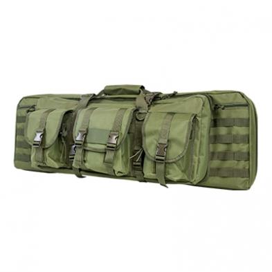 NcSTAR VISM 42" Double Carbine Case with Padded Compartments - Green