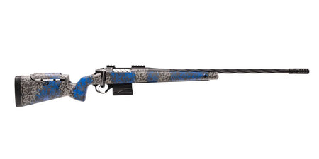 Seekins Precision Havak PH3 6mm Creedmoor 24" Fluted Threaded Barrel, Glacier Shadow Camo Rifle
