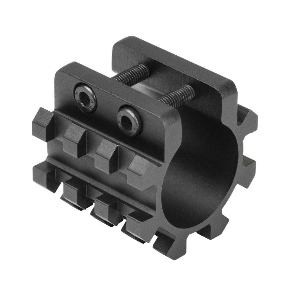 NcStar 12ga Shotgun Magazine Tube Tri-Rail Weaver Style Accessory Mount