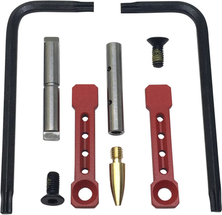 KNS AR15/M16 Gen ST Non-Rotating Pin Kit .154 Red