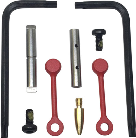 KNS AR15/M16 Gen2 Mod2 Non-Rotating Pin Kit .154 Red