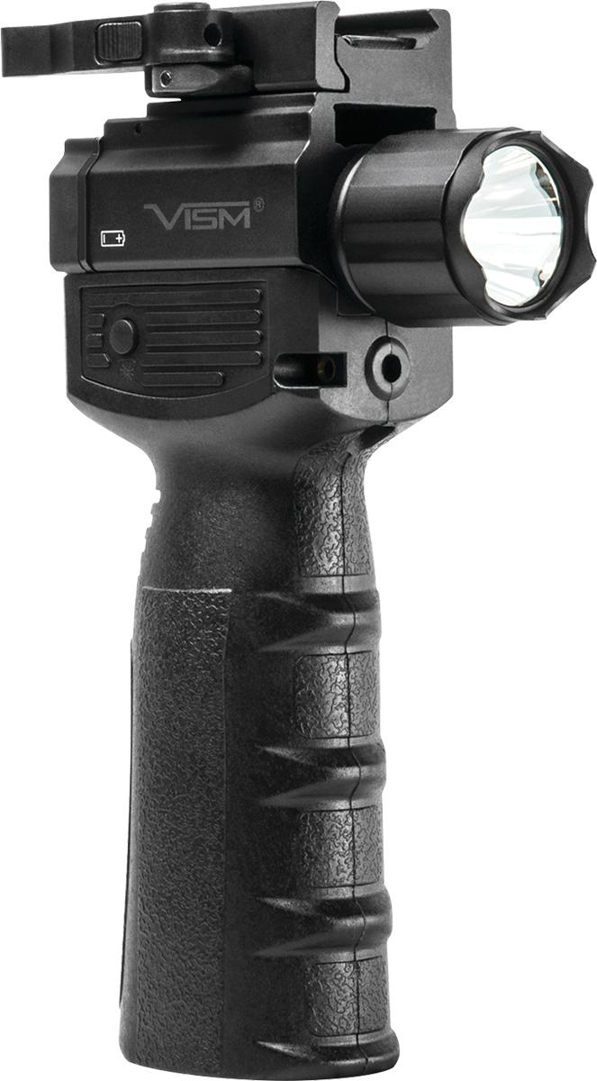 NcSTAR VISM Tactical Vertical Grip Strobe Light & Red Laser Gen 2