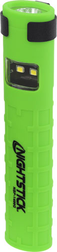 NIGHTSTICK DUAL SWITCH DUAL LIGHT FLASHLIGHT 2AAA GREEN