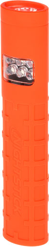 Nightstick Red Dual Body Switch Dual Light with Belt Clip - 2AAA Battery