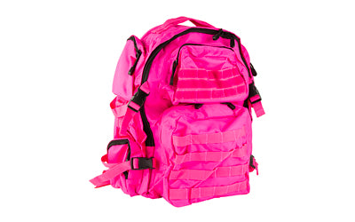 NcSTAR CBP2911 Pink Tactical Pack, 18Hx12Wx6D Main Compartment, Exterior MOLLE Webbing, Durable PVC