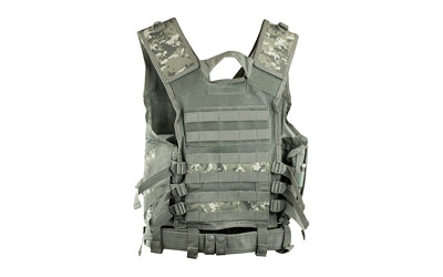 NcSTAR CTV2916D Adjustable Digital Camo Tactical Vest with MOLLE, Pistol Belt, Rifle/Pistol Mag Pouches