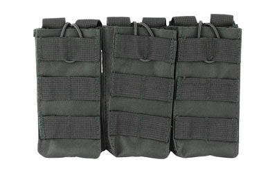 NcSTAR CVAR3MP2928B Black Triple AR Mag Pouch – PALS/MOLLE Compatible, Bungee Retention Straps