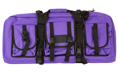 NcSTAR VISM Purple Sub Gun/AR/AK Pistol Case, 27.5"x11", Padded Compartment, Storage Pouches CVCPD2962PR-28
