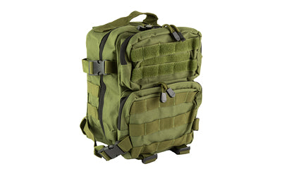 NcSTAR Everyday Pack, Green, MOLLE Compatible, Hook & Loop Top Compartment, Adjustable Bottom Straps CVEDP3056G
