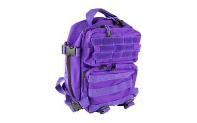 NcSTAR Everyday Tactical Backpack, Purple, 396 Cubic Inch Capacity, MOLLE Compatible, Adjustable Bottom Straps CVEDP3056PR