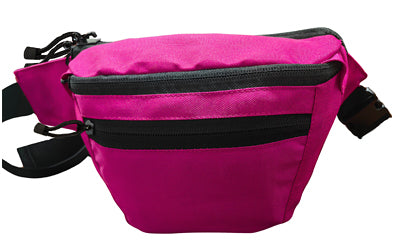 NcSTAR CVFP3057P Pink CCW Fanny Pack, Concealed Pistol Pocket, Dual Lockable Zippers, 60 In Waist Strap