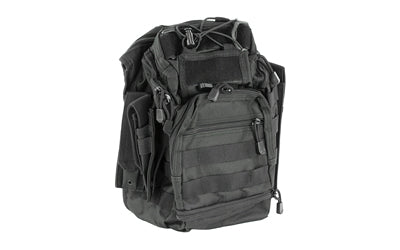NcSTAR CVFRB2918B Black First Responder Utility Bag, 7 Compartments, Rear Concealed Carry Pocket, MOLLE