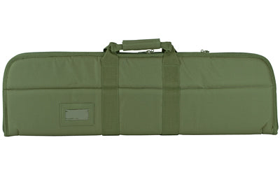 NcSTAR 32" Green Nylon Soft Rifle Case, Foam Padded Interior, Double Zippers CVG2910-32