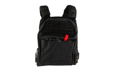 NcSTAR 2XL Laser Cut MOLLE Plate Carrier, Kangaroo Pouch, Fits 11x14 Hard Plates, Black CVLCPCL3051B