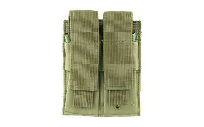 NcSTAR CVP2P2931G Green Double Pistol Mag Pouch – PALS Straps, Adjustable Velcro Closures, MOLLE